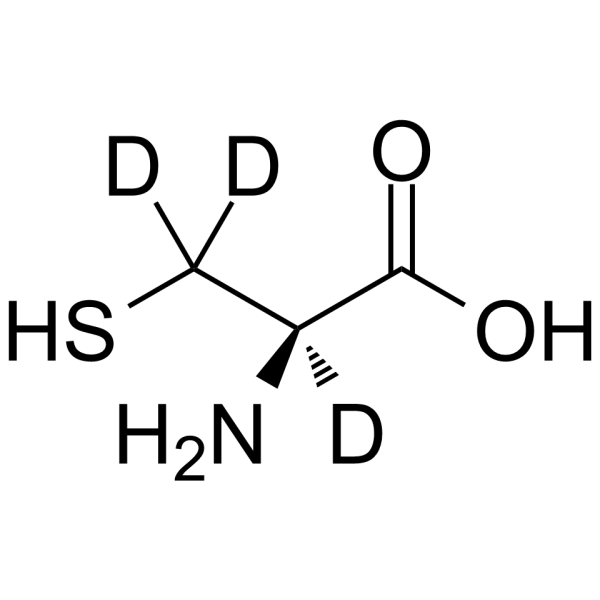 L-半胱氨酸 d3结构式