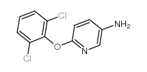 6-(2,6-二氯苯氧基)吡啶-3-胺结构式