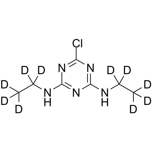 十氘代西玛嗪结构式