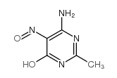 4(3H)-Pyrimidinone,6-amino-2-methyl-5-nitroso- Structure