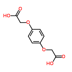 氢醌-O,O'-二乙酸结构式