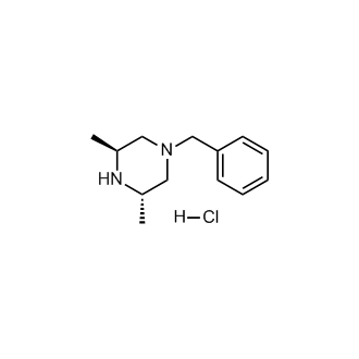 (3S,5S)-1-苄基-3,5-二甲基哌嗪盐酸盐结构式