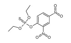 O,O-diethyl O-(2,4-dinitrophenyl) thiophosphate结构式