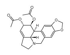 1,2-Diacetoxylycorine结构式