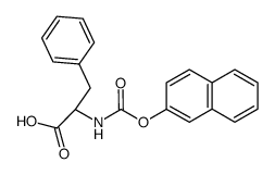 N-[(2-naphthyloxy)carbonyl]-3-phenyl-DL-alanine Structure