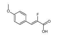 2-fluoro-3-(4-methoxyphenyl)prop-2-enoic acid结构式