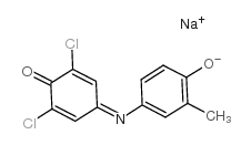 2,6-二氯苯酚-吲哚-邻甲酚钠盐结构式