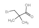 Propanoic acid,3-bromo-2,2-dimethyl- Structure