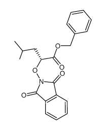 benzyl (R)-4-methyl-2-phthalimidooxypentanoate Structure