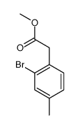 Methyl (2-bromo-4-methylphenyl)acetate Structure