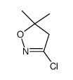 3-chloro-5,5-dimethyl-4,5-dihydro-1,2-oxazole Structure