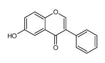 6-Hydroxy-3-phenyl-4H-chromen-4-one Structure