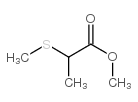 methyl 2-(methyl thio) propionate structure