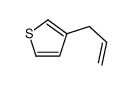 3-prop-2-enylthiophene Structure