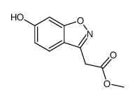 Methyl 2-(6-Hydroxy-1,2-benzisoxazol-3-yl)acetate Structure