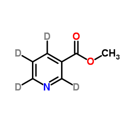 3-吡啶甲酸甲酯-D4结构式