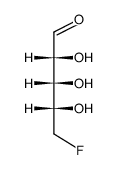 5-fluoro-5-deoxy-D-ribose Structure