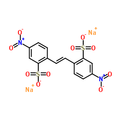 4,4’-二硝基二苯乙烯-2,2’-二磺酸双钠盐结构式