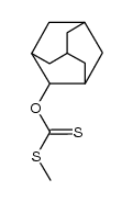 O-2-adamantyl S-methyl dithiocarbonate Structure