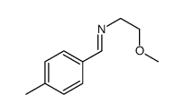 N-(2-methoxyethyl)-1-(4-methylphenyl)methanimine Structure