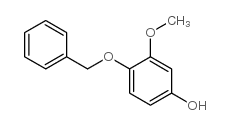 4-(苄氧基)-3-甲氧基苯酚结构式