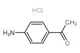 4'-氨基乙酰苯盐酸盐结构式