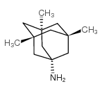 (3,5,7-三甲基-1-金刚烷)胺盐酸盐结构式
