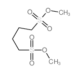 dimethyl butane-1,4-disulfonate Structure