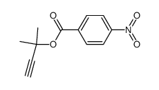 2-methyl-3-butyl-2-yl 4-nitrobenzoate Structure