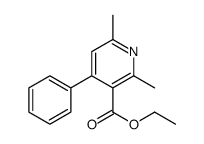 2,6-二甲基-4-苯基烟酸乙酯结构式