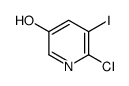 6-氯-5-碘-3-吡啶醇结构式