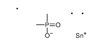 dimethylphosphoryloxy(trimethyl)stannane Structure
