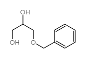 3-苄氧基-1,2-丙二醇(3-苯甲氧基-1,2-丙二醇)结构式