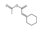 3-cyclohexylideneprop-1-en-2-yl acetate结构式