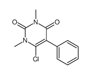 6-chloro-1,3-dimethyl-5-phenylpyrimidine-2,4-dione Structure