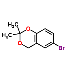 6-Bromo-2,2-dimethyl-4H-1,3-benzodioxine结构式