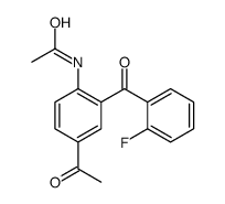 N-[4-acetyl-2-(2-fluorobenzoyl)phenyl]acetamide Structure