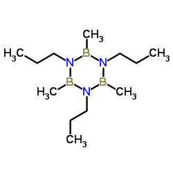 2,4,6-Trimethyl-1,3,5-tripropylborazine Structure