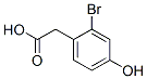 2-bromo-4'-hydroxyphenyl acetic acid Structure