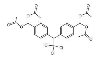 1,1,1-trichloro-2,2-bis-(4-diacetoxymethyl-phenyl)-ethane结构式
