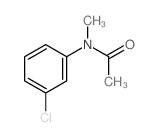 N-(3-氯苯基)-n-甲基乙酰胺结构式