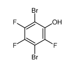 2,5-dibromo-3,4,6-trifluorophenol structure