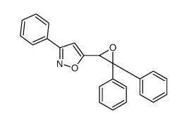 5-(3,3-diphenyloxiran-2-yl)-3-phenyl-1,2-oxazole Structure