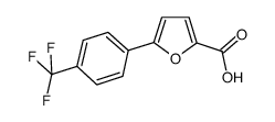 5-(4-三氟甲基苯基)呋喃-2-甲酸结构式