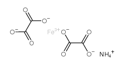 ferric ammonium oxalate Structure
