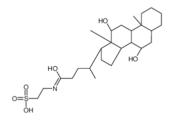 tauro-7,12-dihydroxycholanic acid structure