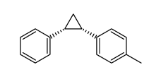 cis-1-p-Methylphenyl-2-phenylcyclopropan Structure