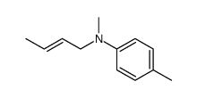 N-trans-Crotyl-N-methyl-p-toluidin Structure