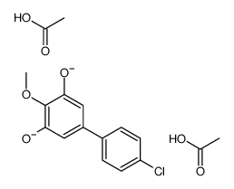 4'-Chloro-4-methoxy-1,1'-biphenyl-3,5-diol diacetate Structure