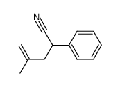 4-Methyl-2-phenyl-4-pentennitril Structure